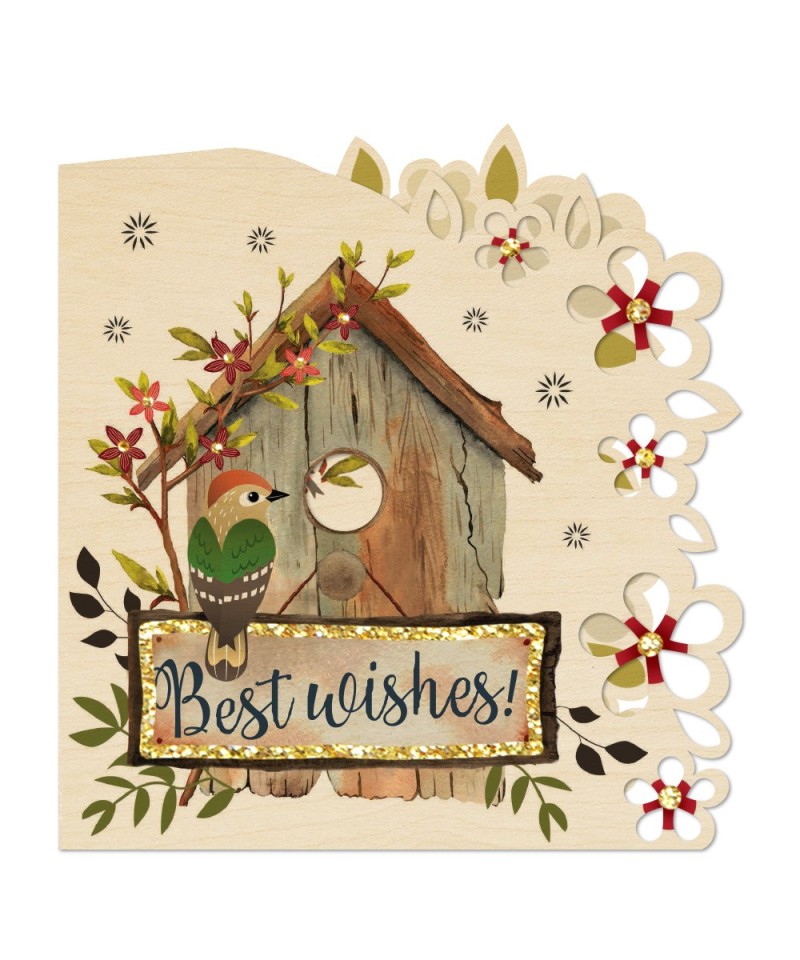 Bird House-Greeting cards-Cartobois