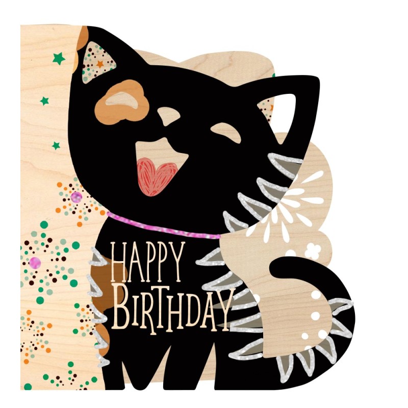 Cat Black-Greeting cards-Cartobois