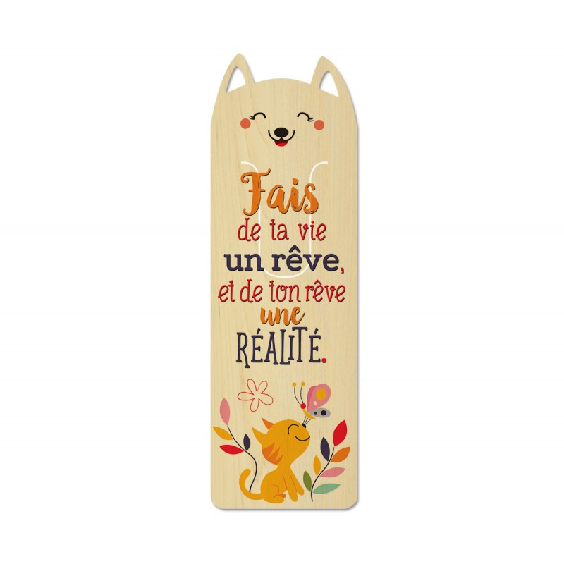Signet Chat-Bookmarks-Cartobois