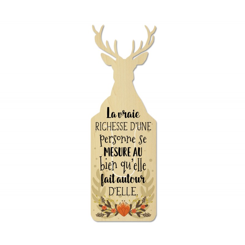 Signet Chevreuil-Bookmarks-Cartobois