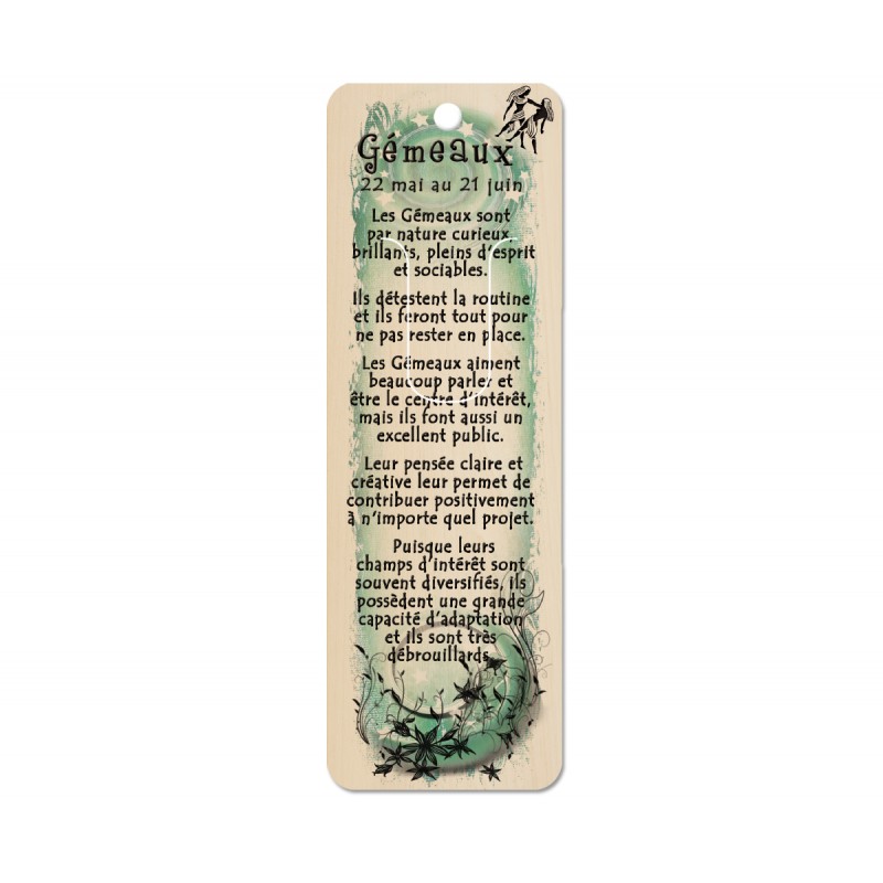 Signet Gémeau-Bookmarks-Cartobois