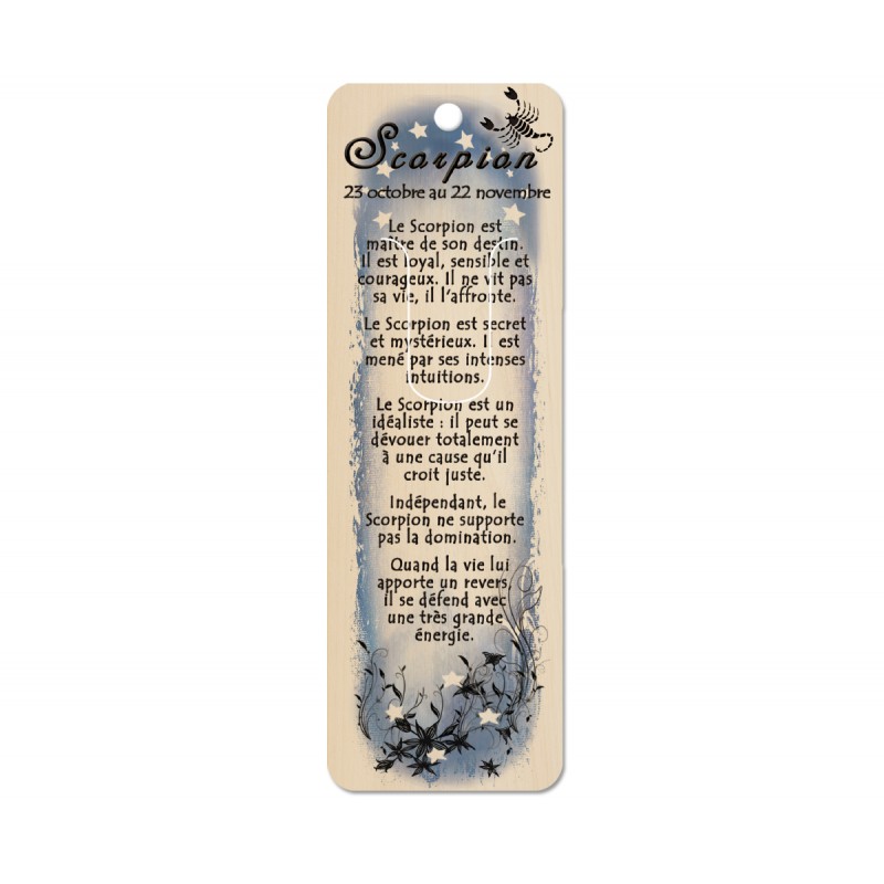 Signet Scorpion-Bookmarks-Cartobois