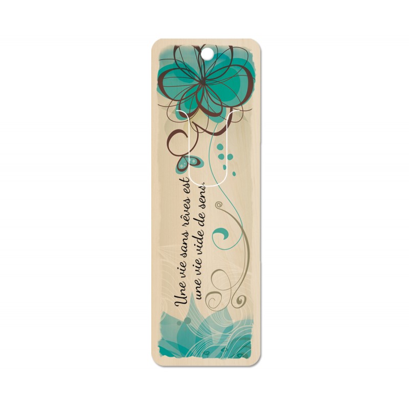 Signet Fleur Bleu-Bookmarks-Cartobois
